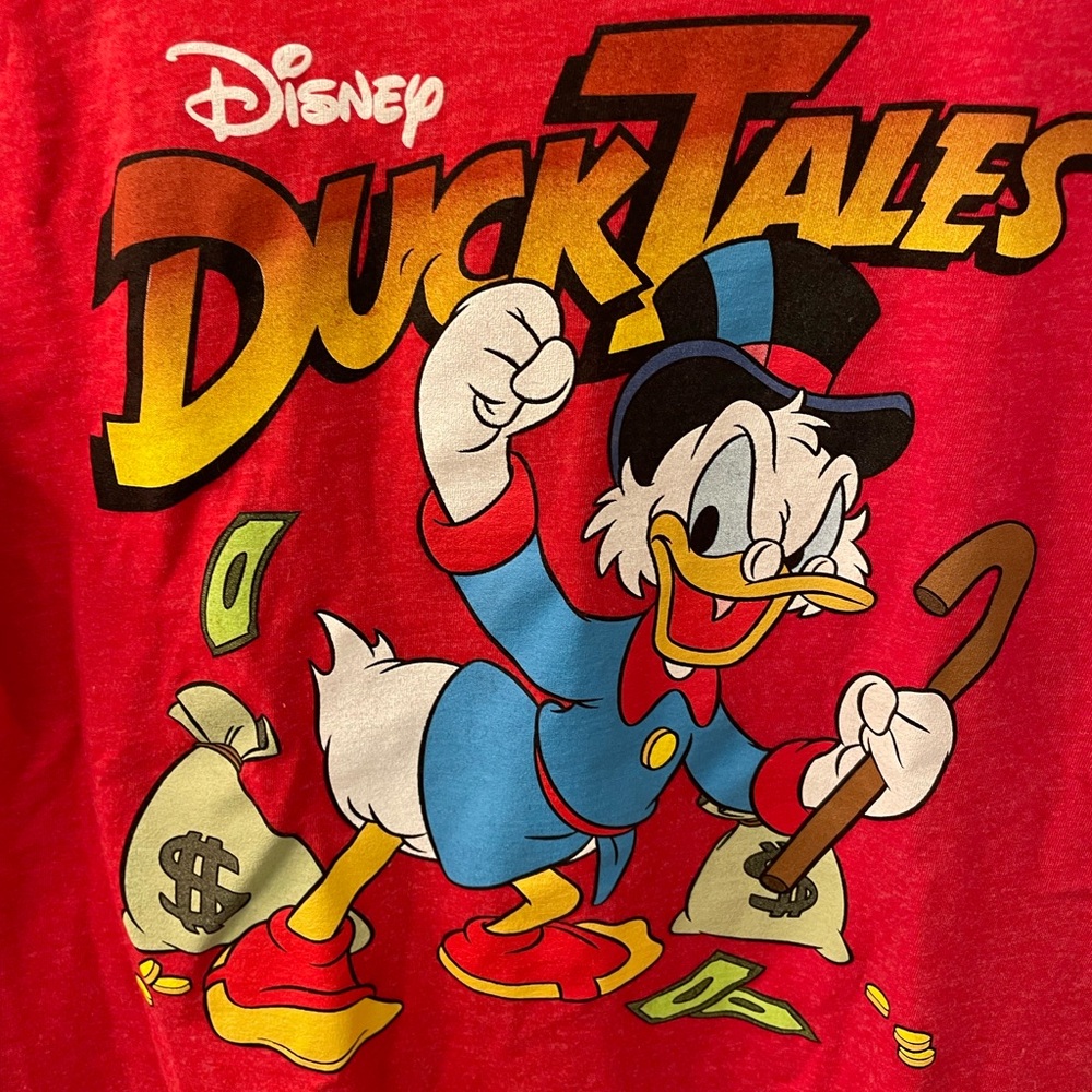 Disney DuckTales, Scrooge McDuck men’s T-shirt, red small - Picture 2 of 4